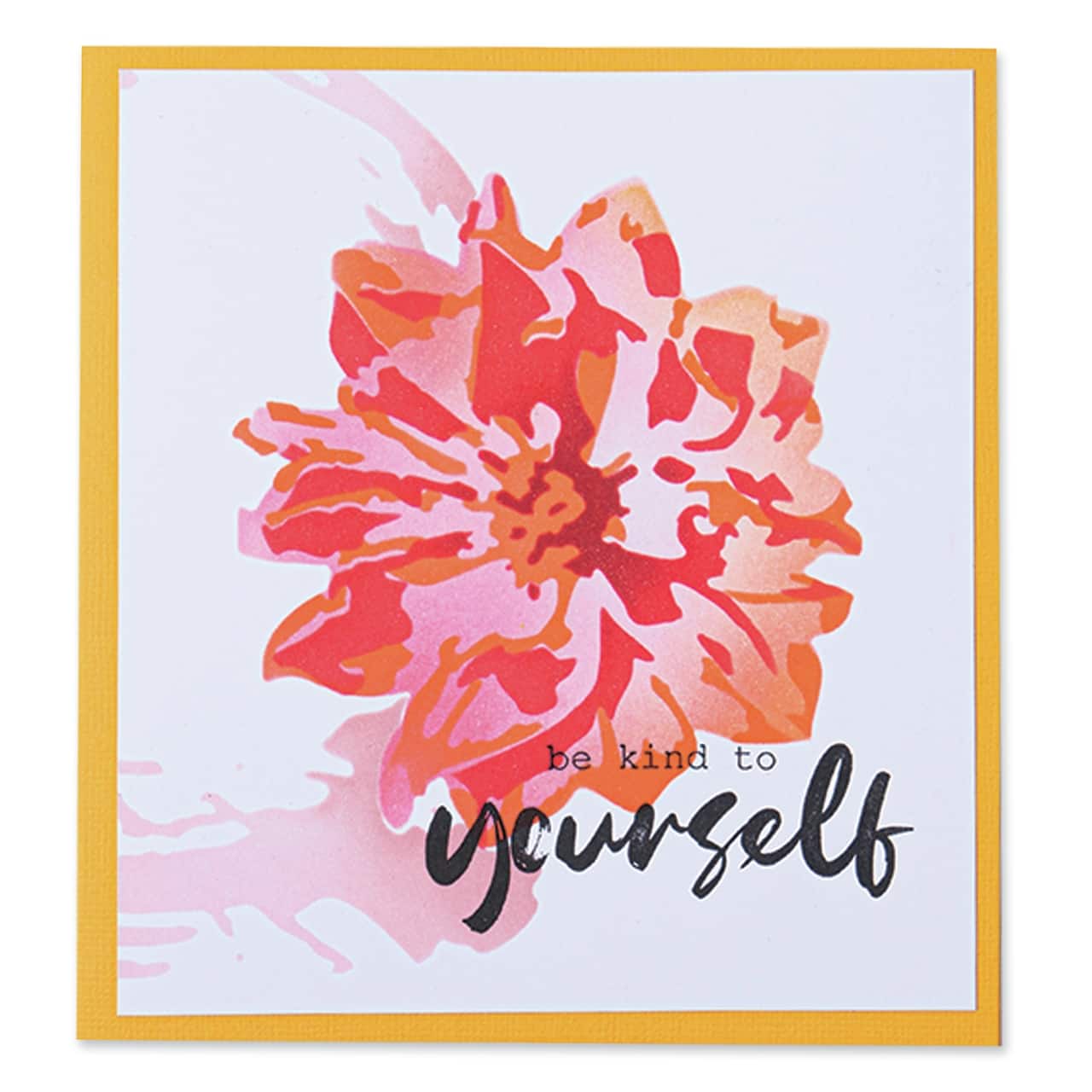 Sizzix&#xAE; Painted Flower by Olivia Rose Layered Stencil, 6&#x22; x 6&#x22;
